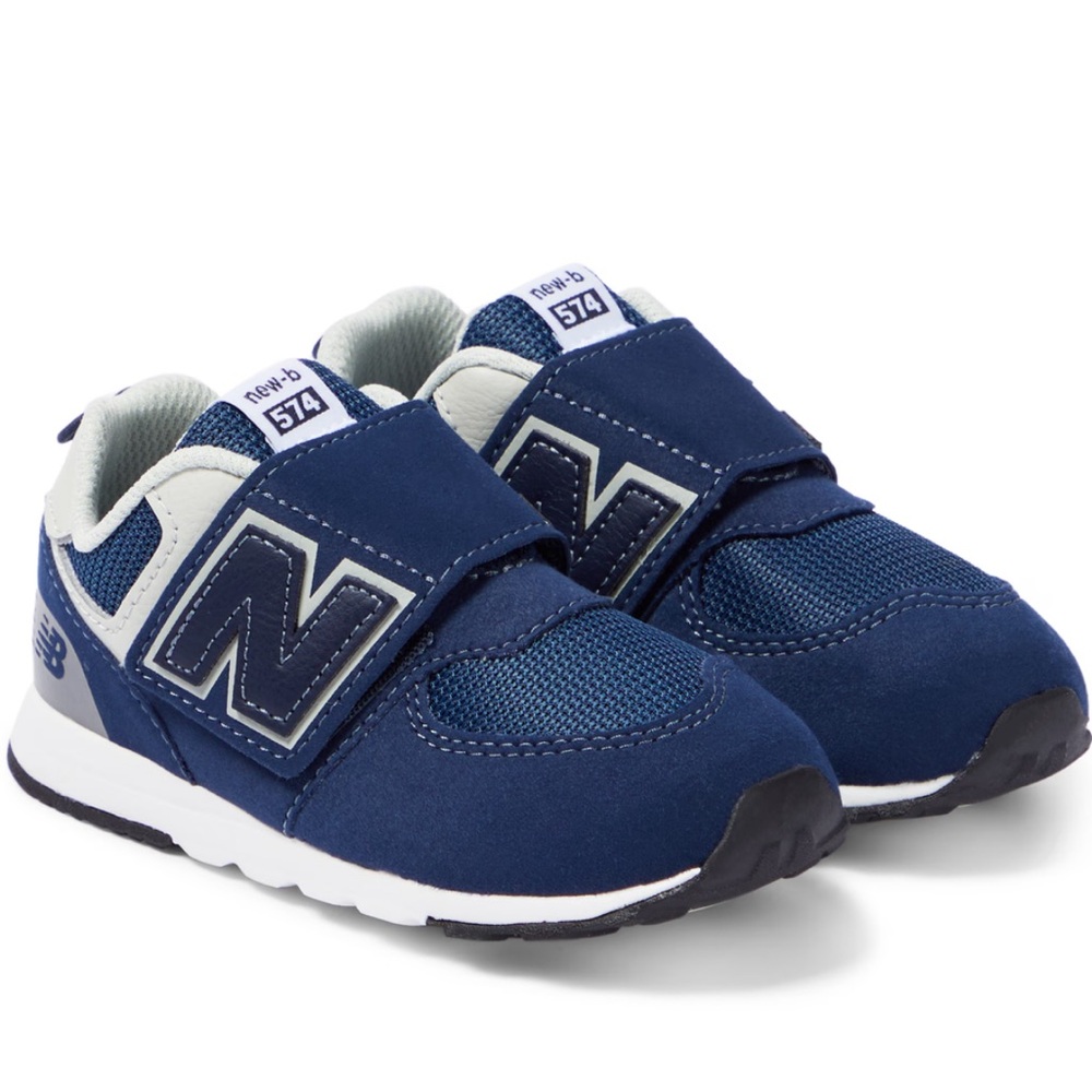 7Toddler WIDE New-B Navy Blue and White Sneakers, New Balance, New w/out BOX - Picture 3 of 4